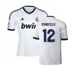 Real Madrid 2012-13 Home Shirt (XL) (Very Good) (Marcelo 12)_0