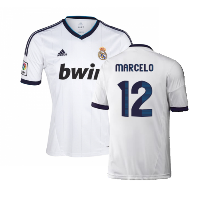 Real Madrid 2012-13 Home Shirt (XL) (Very Good) (Marcelo 12)