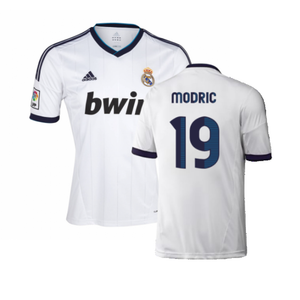 Real Madrid 2012-13 Home Shirt (XL) (Very Good) (Modric 19)_0