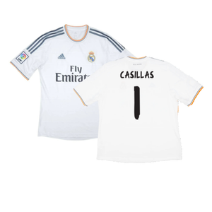 Real Madrid 2013-14 Home (M) (Very Good) (CASILLAS 1)_0