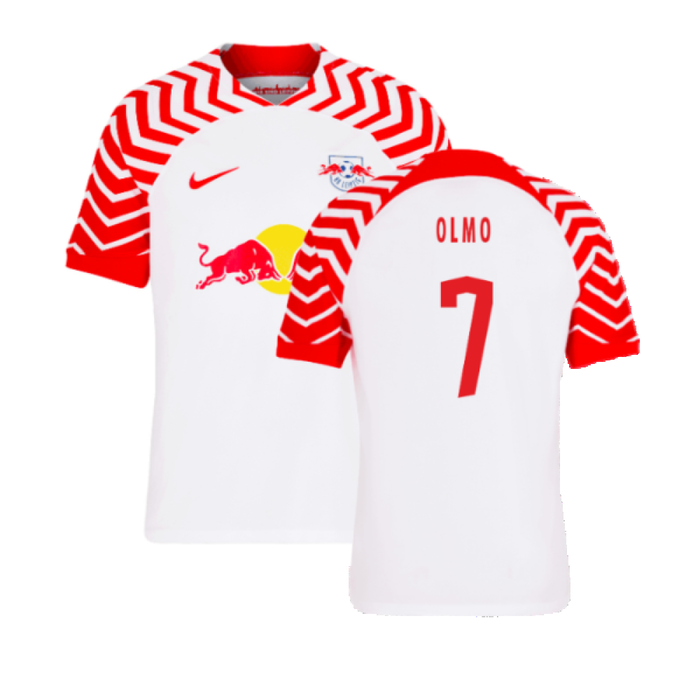 Red Bull Leipzig 2023-24 Home Shirt (L) (Olmo 7) (Good)