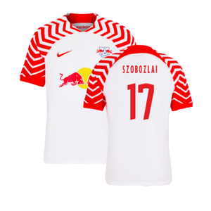 Red Bull Leipzig 2023-24 Home Shirt (L) (Szobozlai 17) (Good)_0