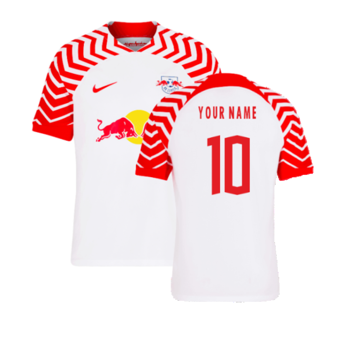 Red Bull Leipzig 2023-24 Home Shirt (L) (Your Name 10) (Good)