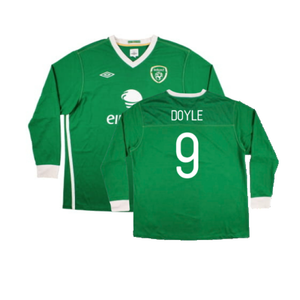 Republic of Ireland 2011-12 Long Sleeve Home Shirt (2XL) (Excellent) (Doyle 9)_0