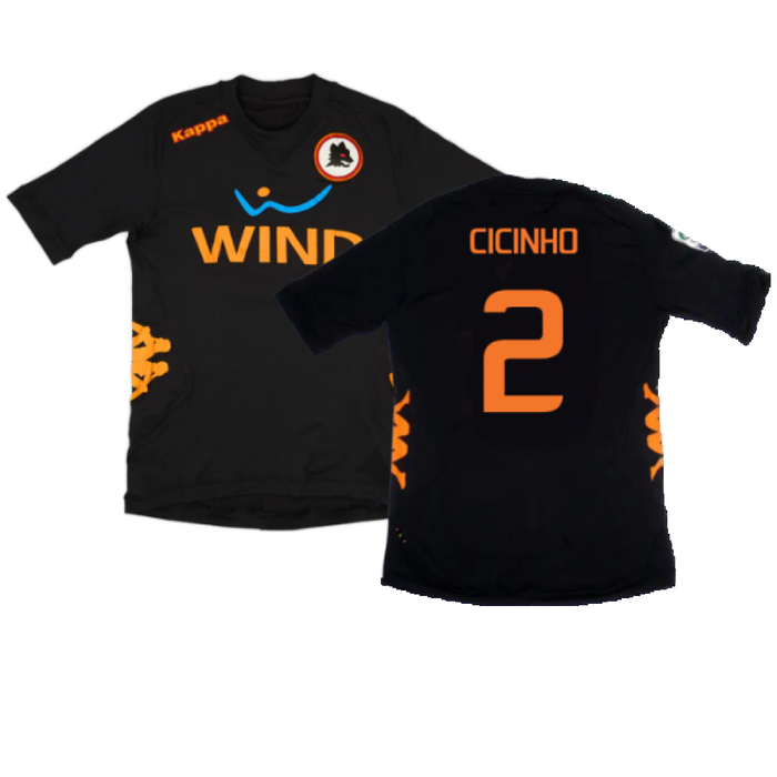 Roma 2011-12 Third Shirt (XL) (Cicinho 2) (Excellent)