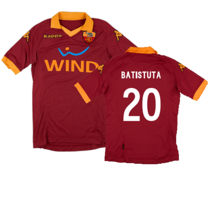 Roma 2012-13 Home Shirt (MB) (Batistuta 20) (Very Good)