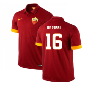 Roma 2014-15 Home Shirt (L) (Excellent) (De Rossi 16)_0