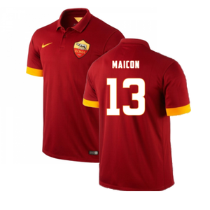 Roma 2014-15 Home Shirt (L) (Excellent) (Maicon 13)_0