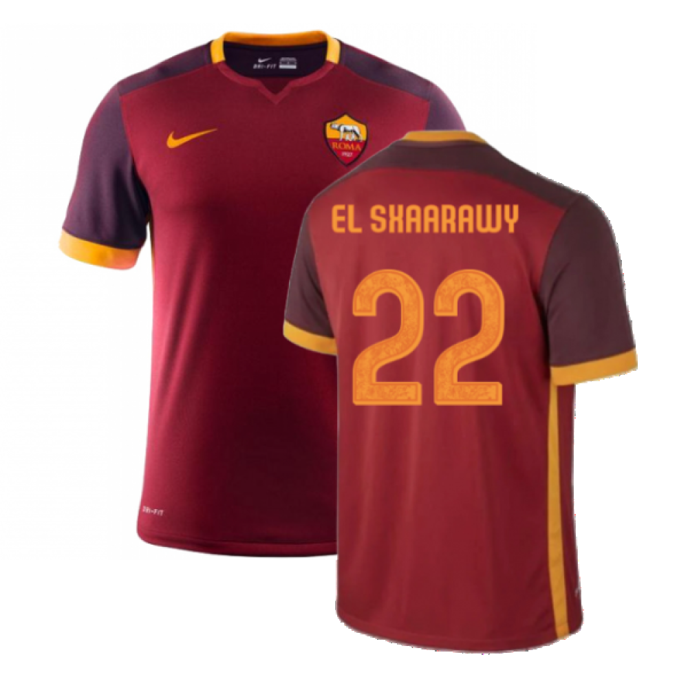 Roma 2015-16 Home Shirt (S) (Very Good) (El Shaarawy 22) – Classic