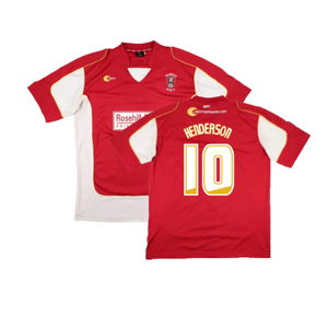 Rotherham 2006-07 Home Shirt (XL) (Very Good) (Henderson 10)_0