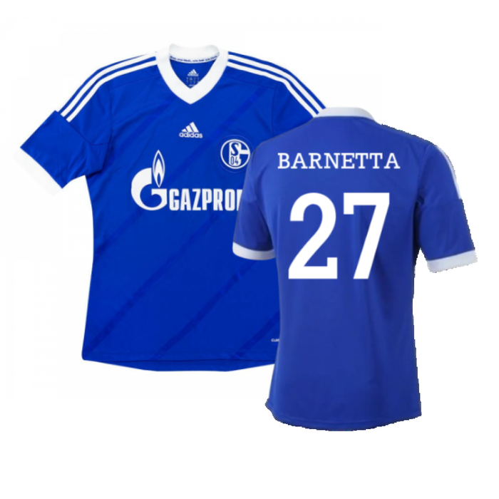 Schalke 2012-13 Home Shirt (Excellent) (Barnetta 27)