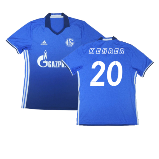 Schalke 2016-18 Home Shirt (Excellent) (Kehrer 20)_0