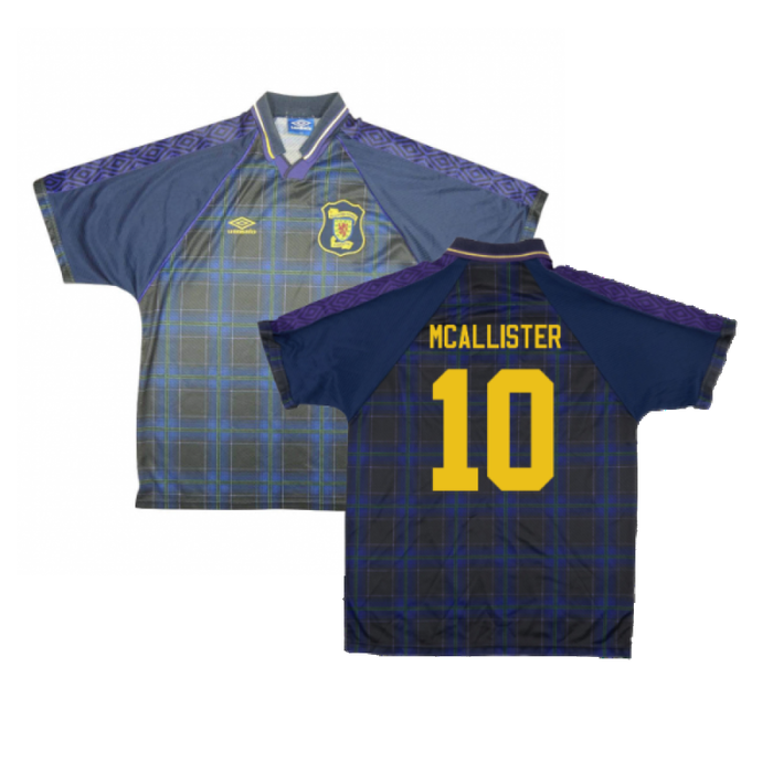 Scotland 1994-96 Home Shirt (Very Good) (McAllister 10)