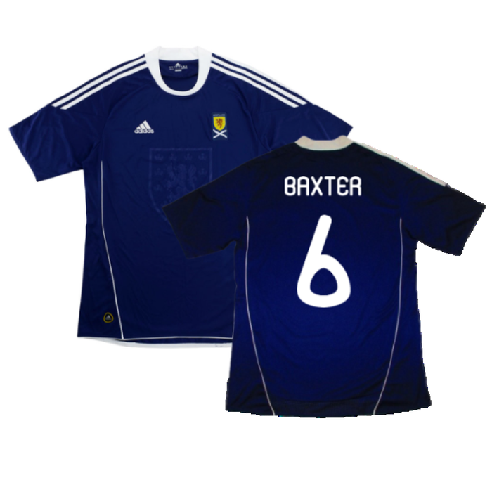 Scotland 2010-11 Home Shirt (Excellent) (BAXTER 6)