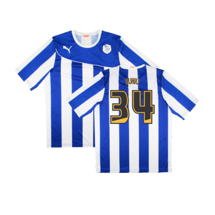 Sheffield Wednesday 2013-14 Home Shirt (Sponsorless) (S) (Excellent) (Nuhiu 34)