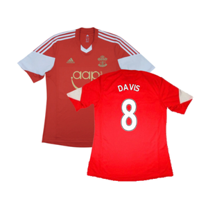 Southampton 2013-14 Home Shirt (XL) (Good) (Davis 8)_0