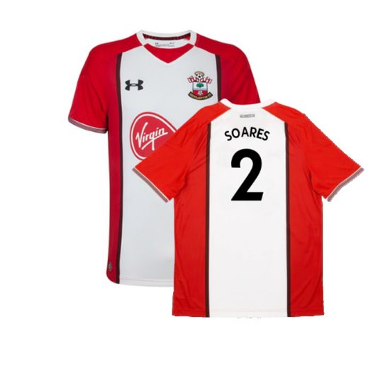 Southampton 2017-2018 Home Shirt (L) (Excellent) (Soares 2)_0