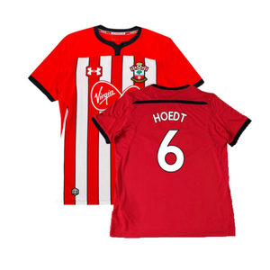Southampton 2018-19 Home Shirt (Excellent) (Hoedt 6)_0