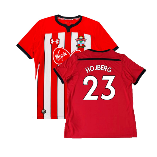 Southampton 2018-19 Home Shirt (Excellent) (Hojberg 23)_0