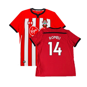 Southampton 2018-19 Home Shirt (Excellent) (Romeu 14 Southampton 2018-19 Home Shirt (Excellent) (Romeu 14
