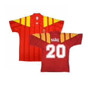 Spain 1992-94 Home Shirt (L) (Excellent) (Nadal 20)_0