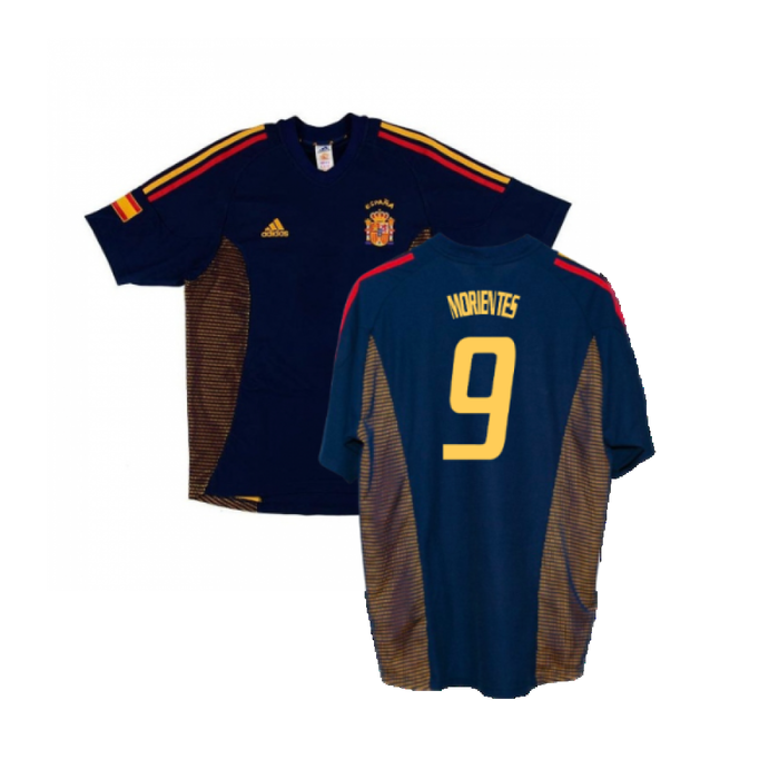 Spain 2002-04 Third Shirt (L) (Excellent) (Morientes 9)