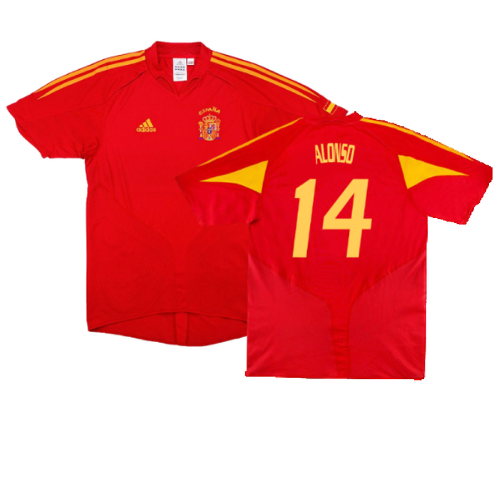 Spain 2004-2006 Home Shirt (L) (Excellent) (Alonso 14)