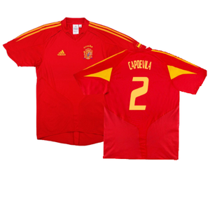 Spain 2004-2006 Home Shirt. (Very Good) (Capdevila 2)_0