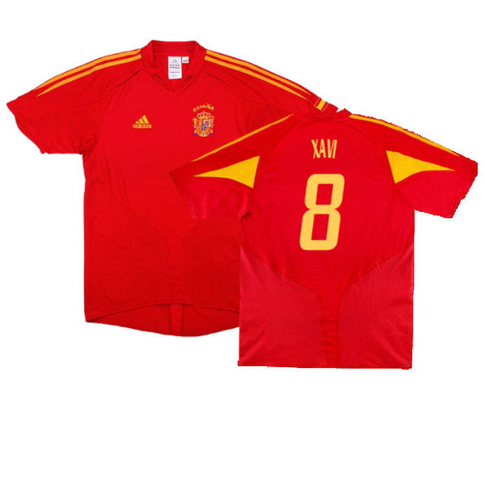 Spain 2004-2006 Home Shirt (L) (Excellent) (Xavi 8)