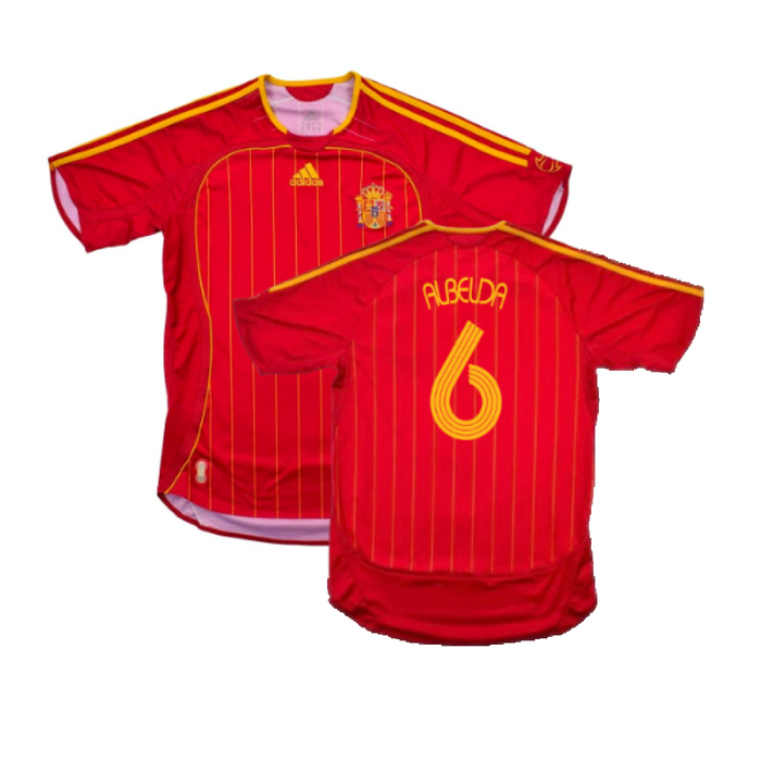 Spain 2005-07 Home (Excellent) (Albelda 6)