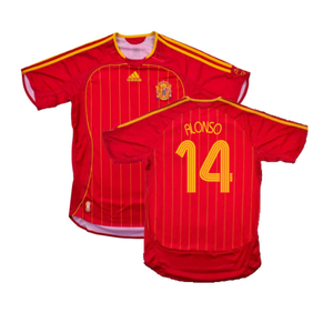 Spain 2005-07 Home (Excellent) (Alonso 14)_0