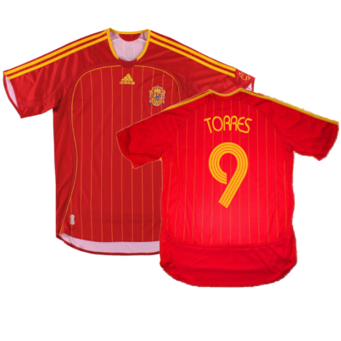 Spain 2006-08 Home Shirt (S) (Excellent) (Torres 9)