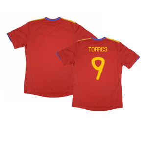 Spain 2010-11 Home Shirt (Excellent) (Torres 9)_0