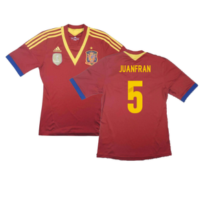 Spain 2013-14 Home Shirt (S) (Excellent) (Juanfran 5)_0