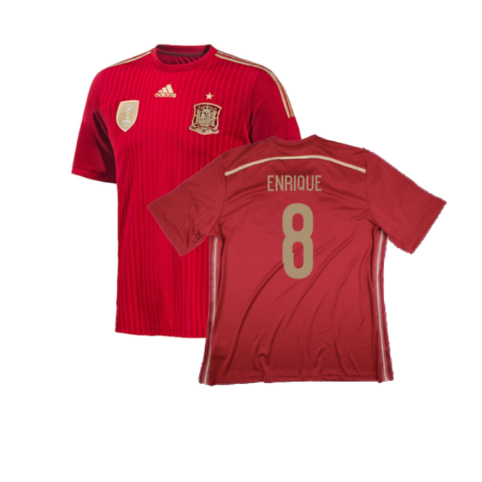 Spain 2014-15 Home Shirt (XS) (Excellent) (ENRIQUE 8)