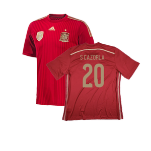 Spain 2014-15 Home Shirt (XS) (Excellent) (S Cazorla 20)_0