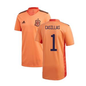 Spain 2020-21 Home Goalkeeper Shirt (L) (BNWT) (Casillas 1)_0