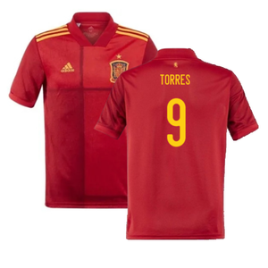 Spain 2020-21 Home Shirt (S) (Good) (TORRES 9)_0