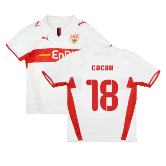 Stuttgart 2008-09 Home Shirt (L) (Cacau 18) (Fair)_0
