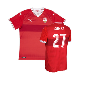 Stuttgart 2017-18 Away Shirt (Sponsorless) (XXL) (Excellent) (Gomez 27)_0