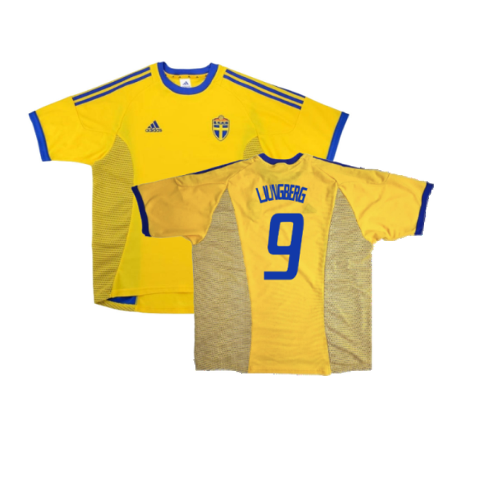 Sweden 2002-03 Home Shirt (XXL) (Excellent) (Ljungberg 9)