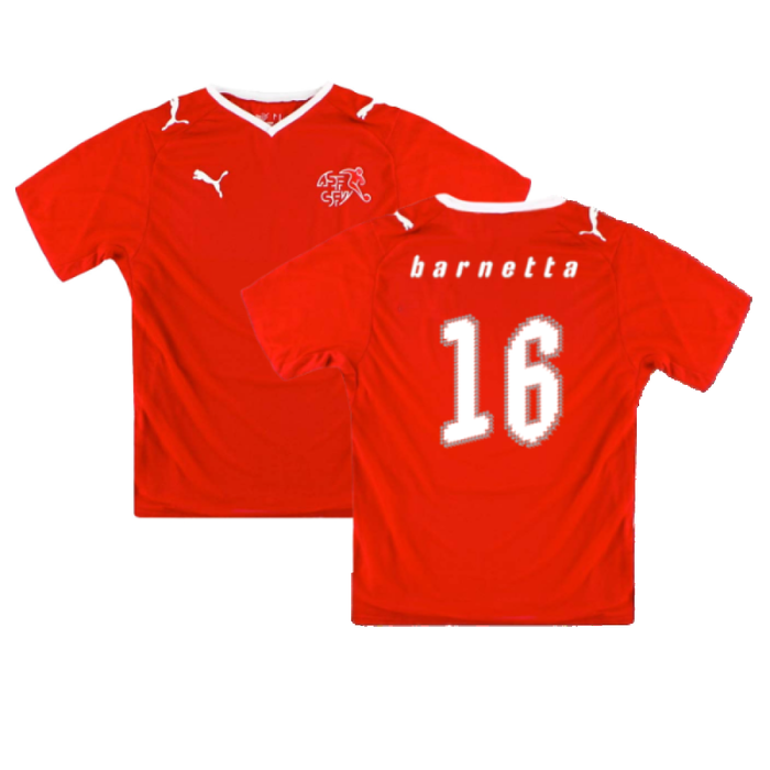 Switzerland 2008-09 Home Shirt (S) (Good) (Barnetta 16)