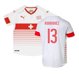 Switzerland 2016 Away Shirt (M) (Good) (Rodriguez 13)_0