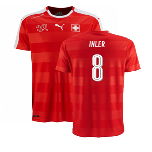 Switzerland 2016-17 Home Shirt (Excellent) (Inler 8)_0