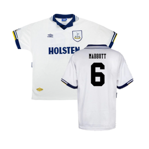 Tottenham 1993-95 Home (Excellent) (Mabbutt 6)_0