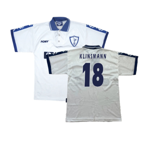 Tottenham 1995-97 Home Shirt (S) (Very Good) (Klinsmann 18)_0