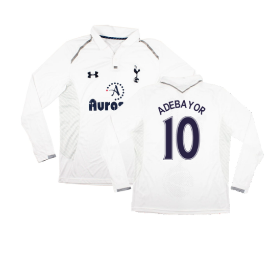 Tottenham 2012-13 Home Shirt (XL) (Very Good) (ADEBAYOR 10)_0