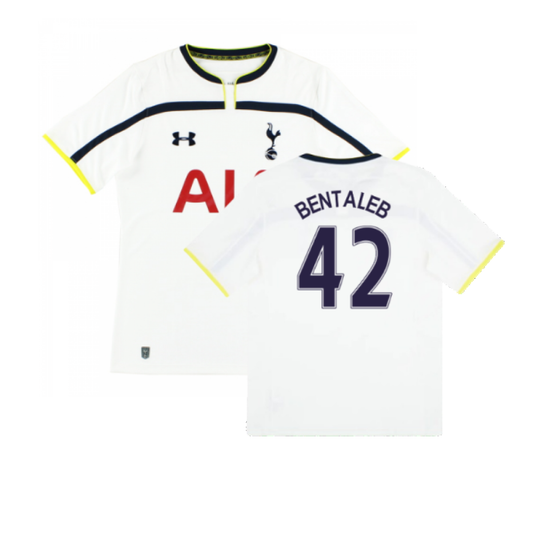 Tottenham 2014-2015 Home Shirt (Excellent) (BENTALEB 42)_0