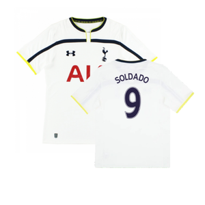 Tottenham 2014-2015 Home Shirt (S) (Very Good) (SOLDADO 9)_0