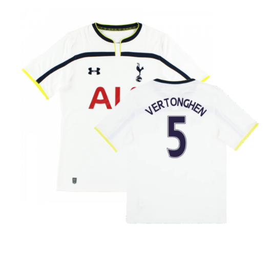 Tottenham 2014-2015 Home Shirt (S) (Very Good) (VERTONGHEN 5)_0